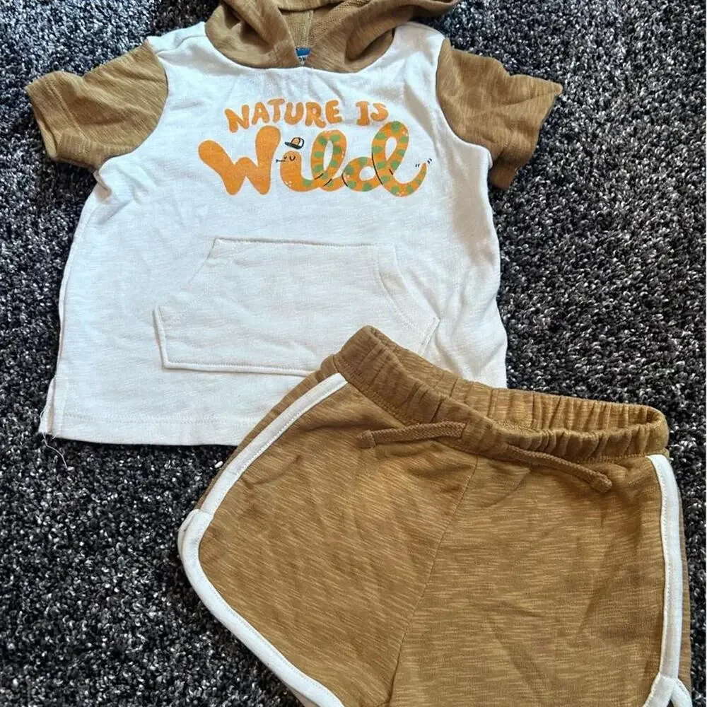 Nature is wild baby set size 6-12m